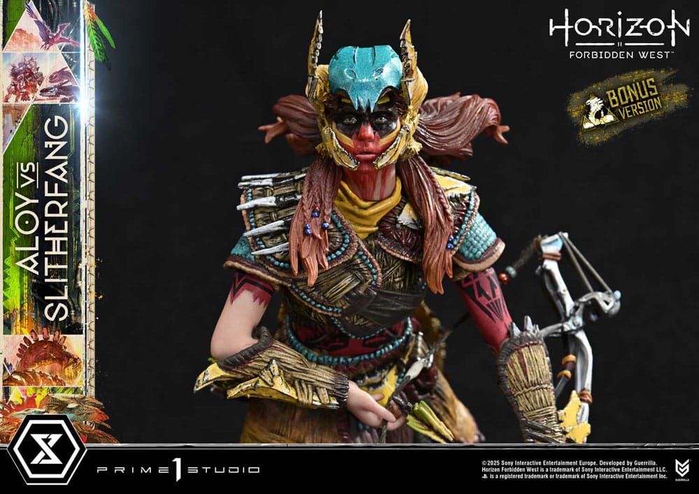 Horizon Forbidden West Ultimate Diorama Masterline Series Statue Aloy vs. The Slitherfang Bonus Version 82 cm [8]