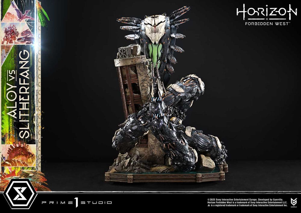 Horizon Forbidden West Ultimate Diorama Masterline Series Statue Aloy vs. The Slitherfang Bonus Version 82 cm [13]