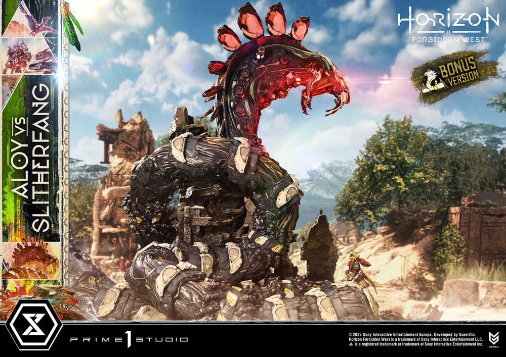 Horizon Forbidden West Ultimate Diorama Masterline Series Statue Aloy vs. The Slitherfang Bonus Version 82 cm [16]