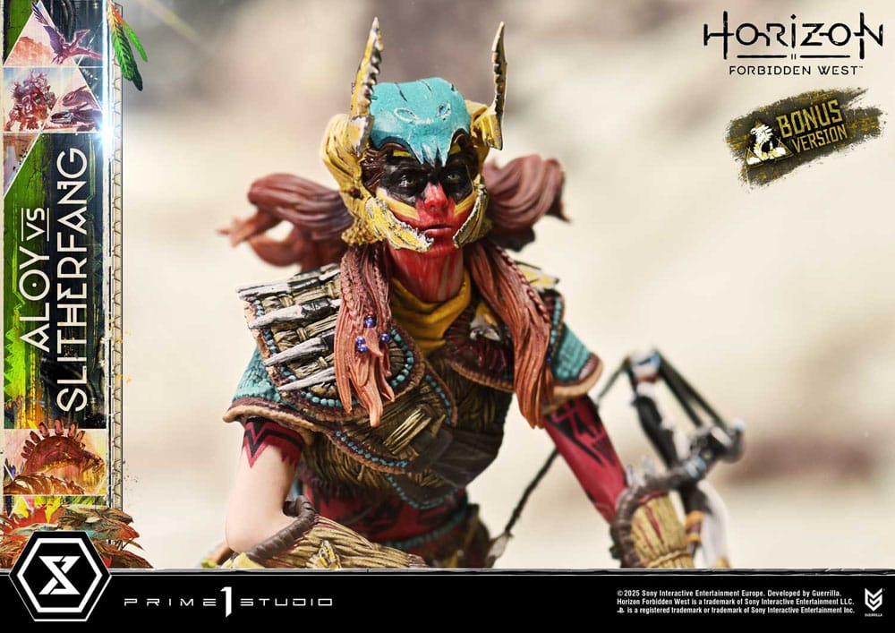 Horizon Forbidden West Ultimate Diorama Masterline Series Statue Aloy vs. The Slitherfang Bonus Version 82 cm [17]