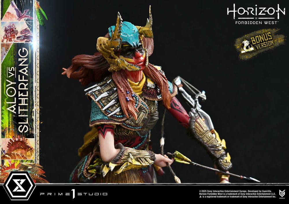 Horizon Forbidden West Ultimate Diorama Masterline Series Statue Aloy vs. The Slitherfang Bonus Version 82 cm [20]