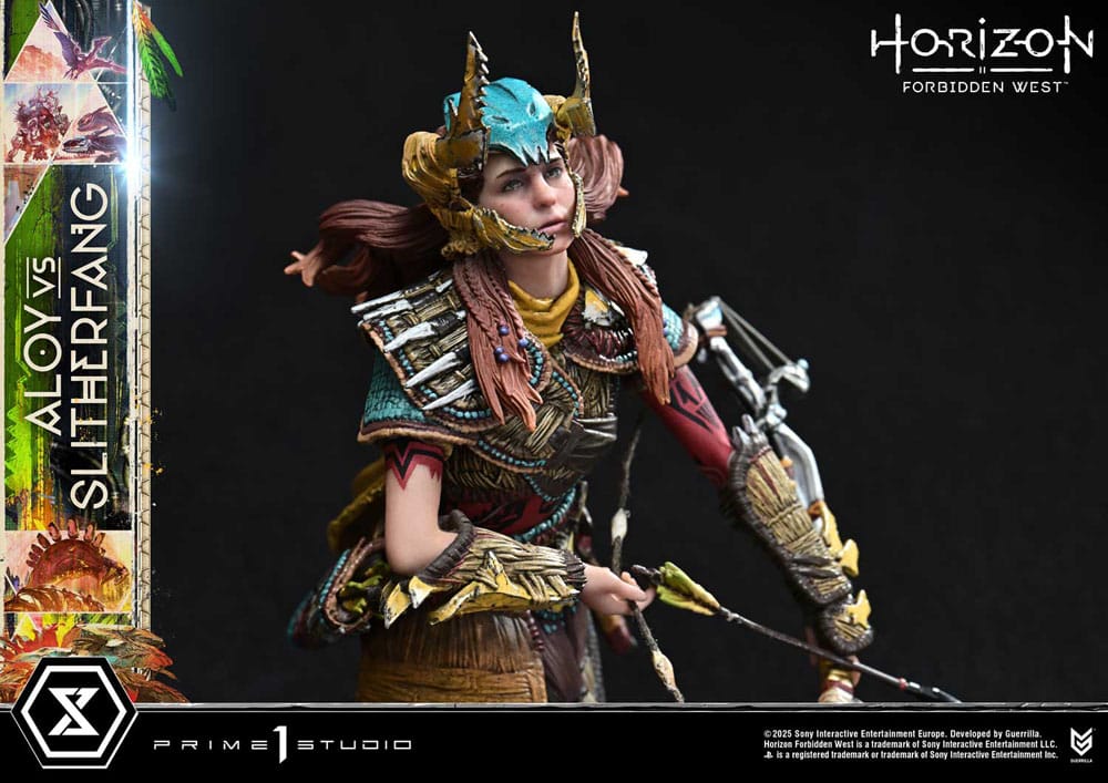 Horizon Forbidden West Ultimate Diorama Masterline Series Statue Aloy vs. The Slitherfang Bonus Version 82 cm [25]