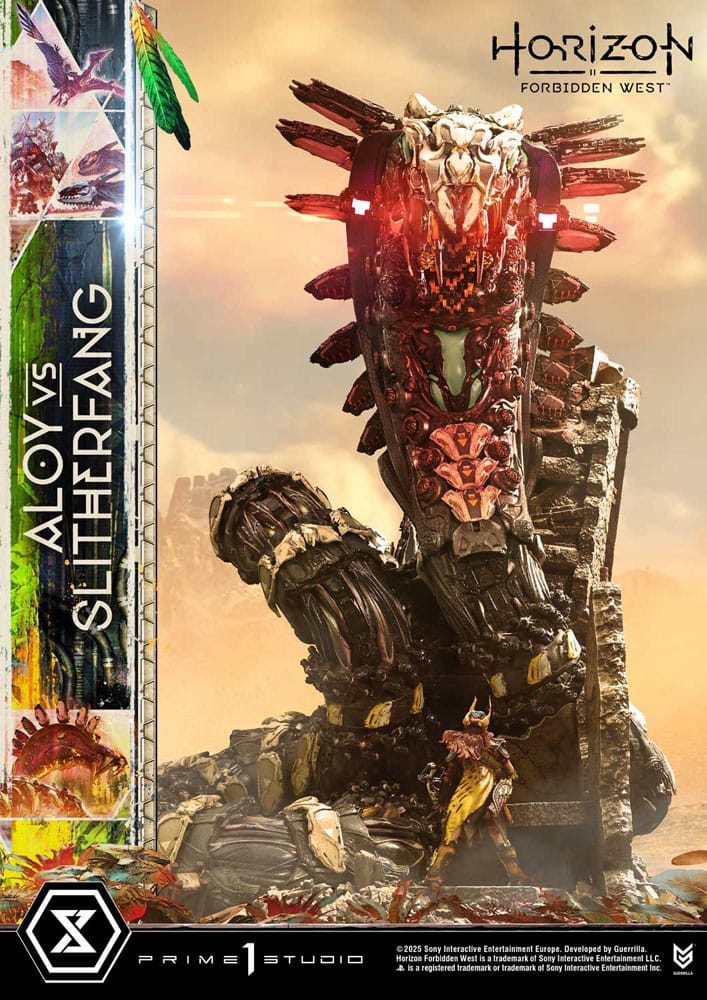 Horizon Forbidden West Ultimate Diorama Masterline Series Statue Aloy vs. The Slitherfang Bonus Version 82 cm [28]