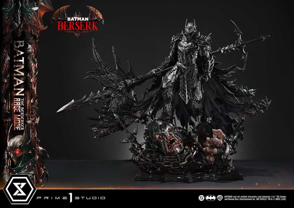 DC Comics Premium Masterline Series Statue 1/4 Batman (Comics) Batman: The Berserker Rage Mode 82 cm [12]
