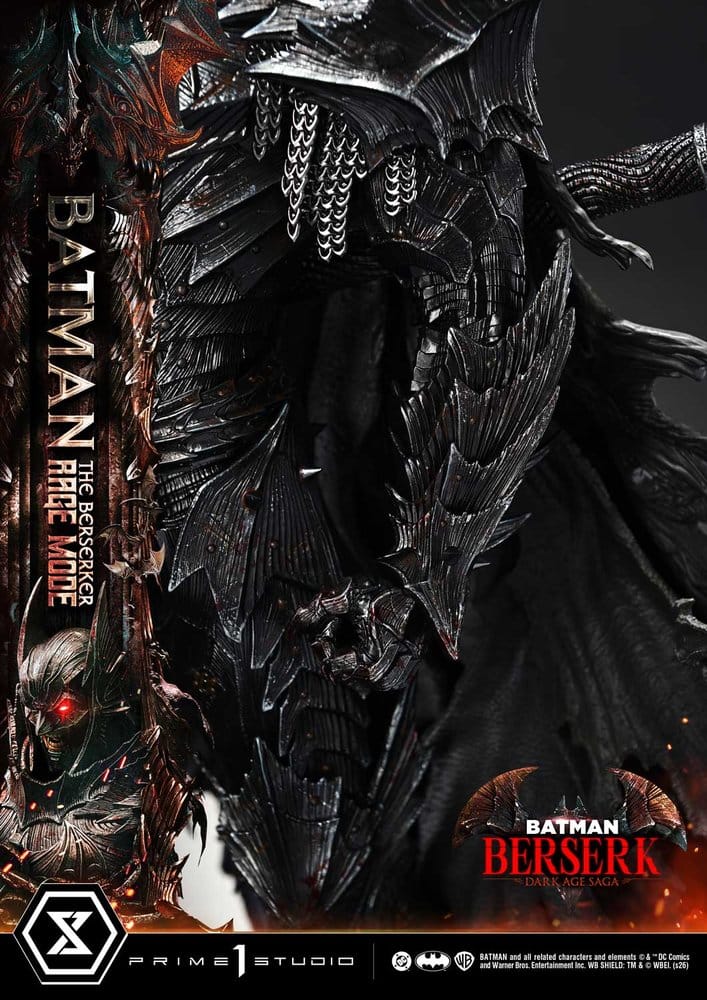 DC Comics Premium Masterline Series Statue 1/4 Batman (Comics) Batman: The Berserker Rage Mode 82 cm [15]