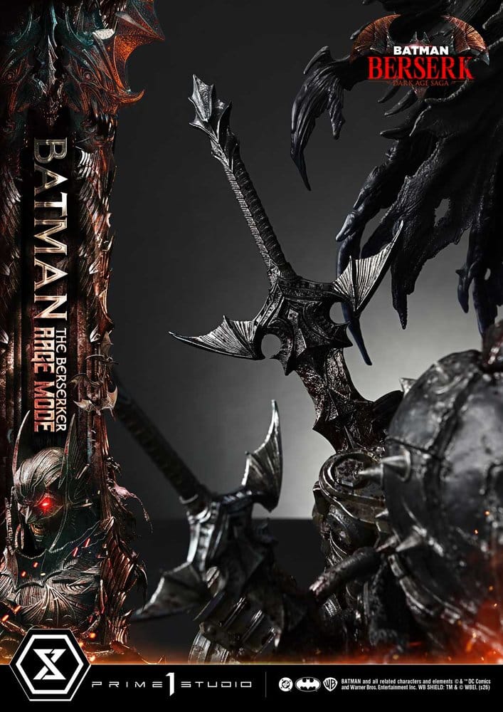 DC Comics Premium Masterline Series Statue 1/4 Batman (Comics) Batman: The Berserker Rage Mode 82 cm [16]