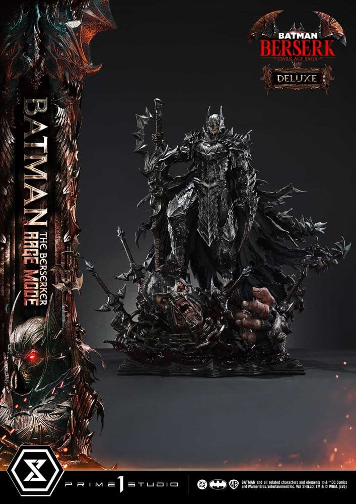 DC Comics Premium Masterline Series Statue 1/4 Batman (Comics) Batman: The Berserker Rage Mode Deluxe Version 93 cm [7]