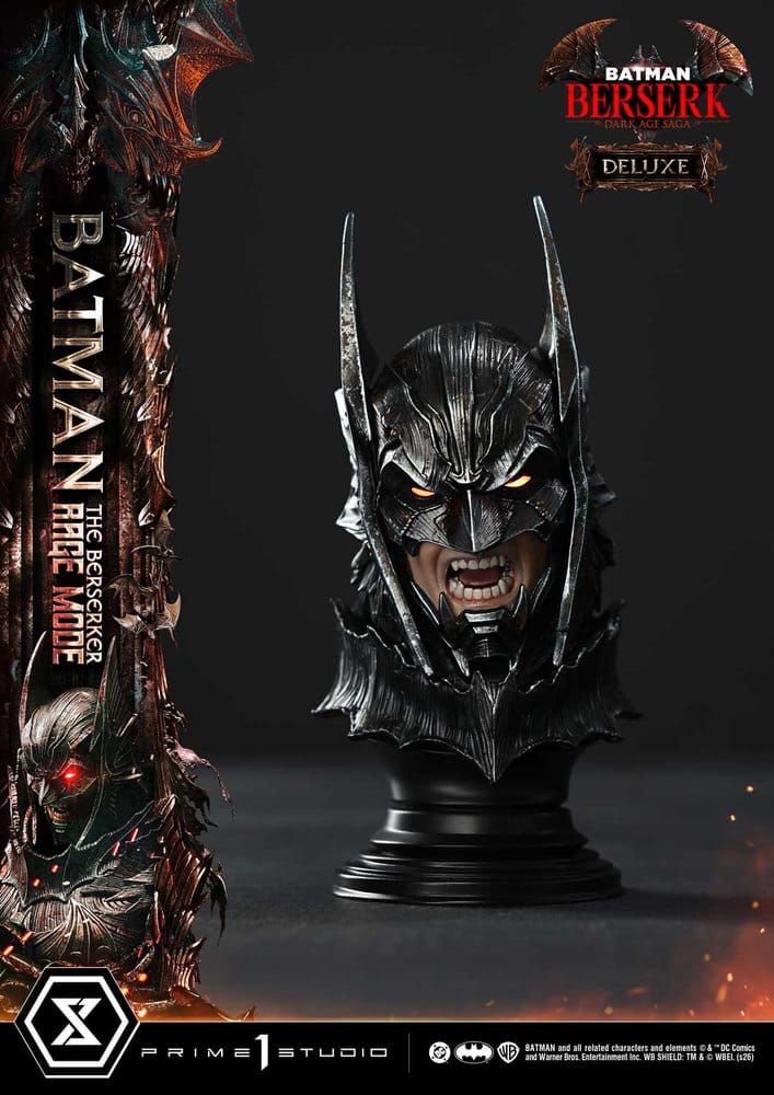 DC Comics Premium Masterline Series Statue 1/4 Batman (Comics) Batman: The Berserker Rage Mode Deluxe Version 93 cm [13]