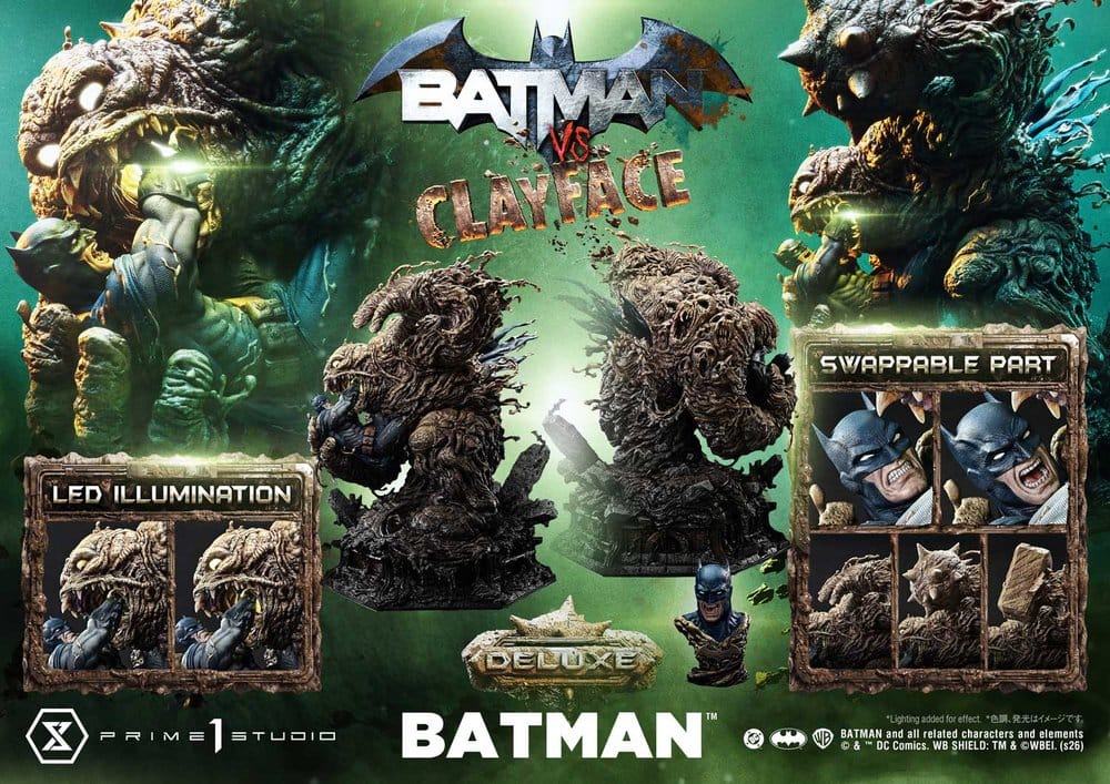 DC Comics Ultimate Premium Masterline Series Statue 1/4 Batman VS Clayface Deluxe Version 83 cm [6]