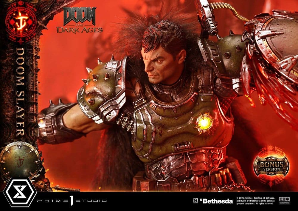 DOOM: The Dark Ages Ultimate Premium Masterline Series Statue 1/4 DOOM Slayer DX Bonus Version 77 cm [14]