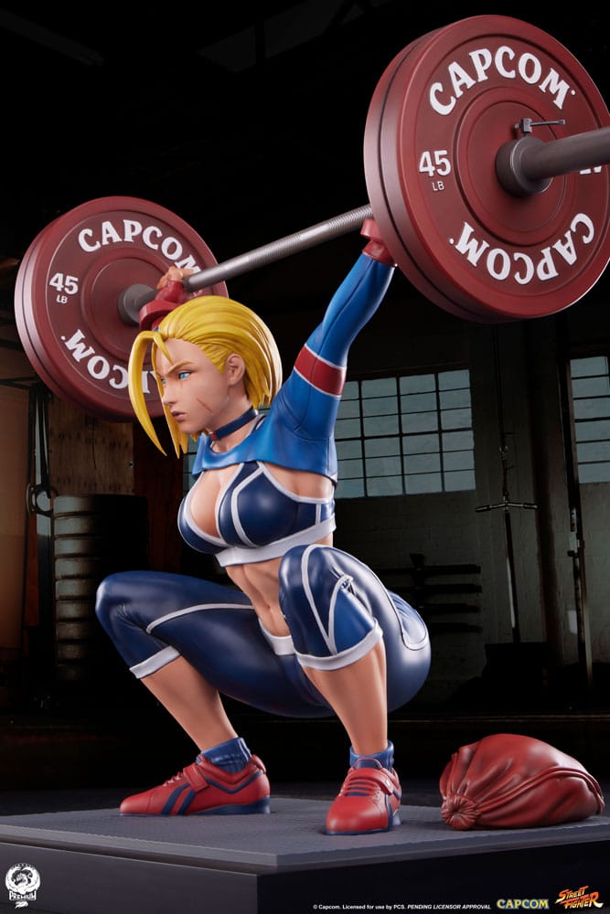 PRECOMENZI - Street Fighter Premier Series Statue 1/4 Cammy: Powerlifting SF6 41 cm