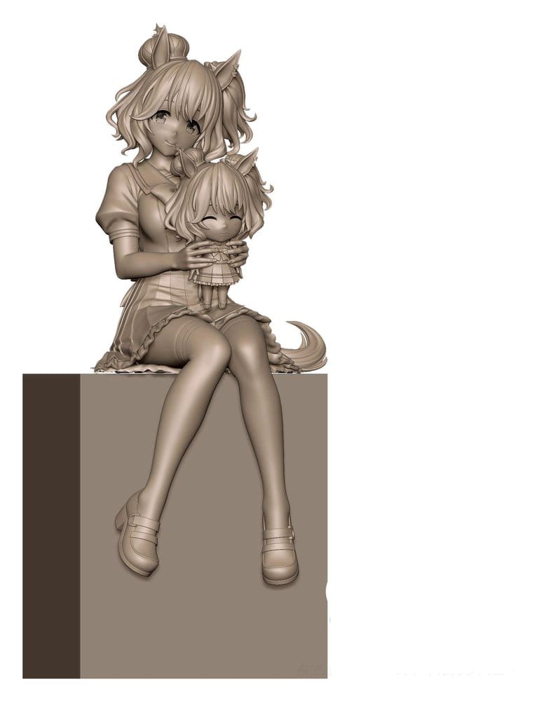 PRECOMENZI - Umamusume: Pretty Derby XStellar PVC Statue Aston Machan Sitting Ver. 20 cm