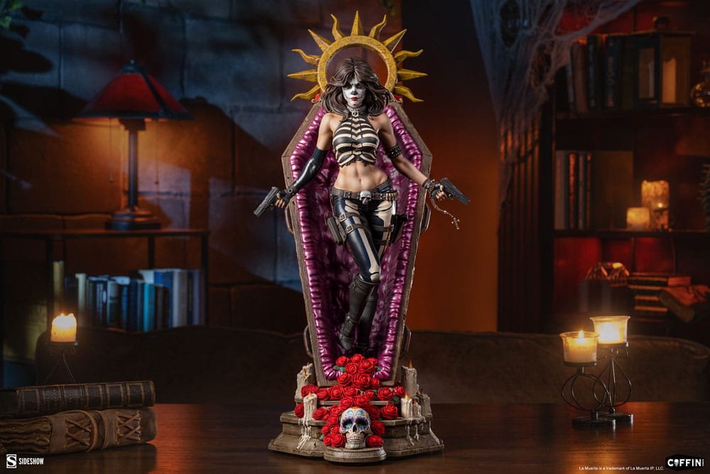 PRECOMENZI - Coffin Comics Premium Format Statue La Muerta 61 cm