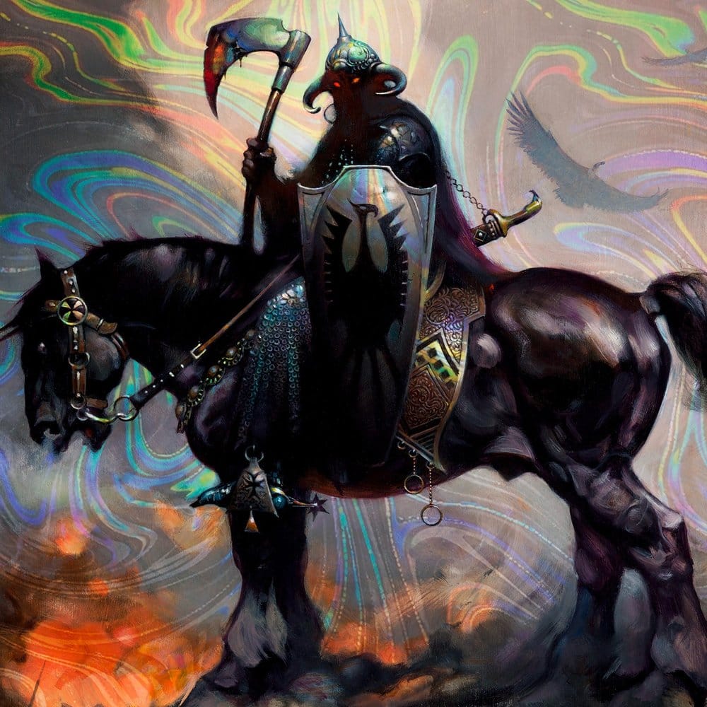 Frank Frazetta Fine Art Print Death Dealer I Rainbow Lava Holofoil 61 x 41 cm - unframed [1]
