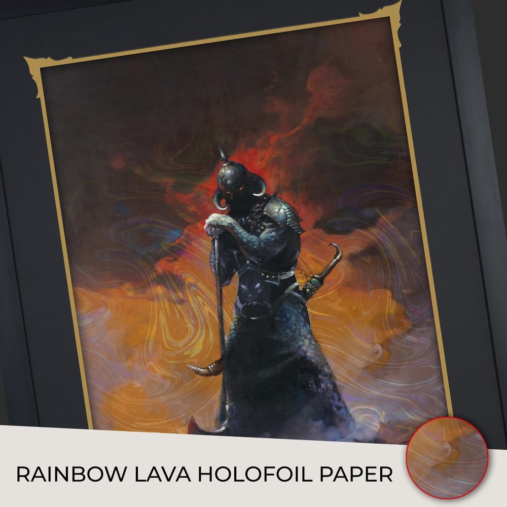 Frank Frazetta Fine Art Print Death Dealer III (Revised) Rainbow Lava Holofoil 41 x 61 cm - unframed [2]