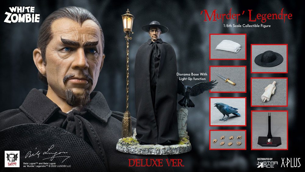 The White Zombie My Favourite Movie Action Figure 1/6 Murder Legendre (Bela Lugosi) Deluxe Ver. 30 cm [10]