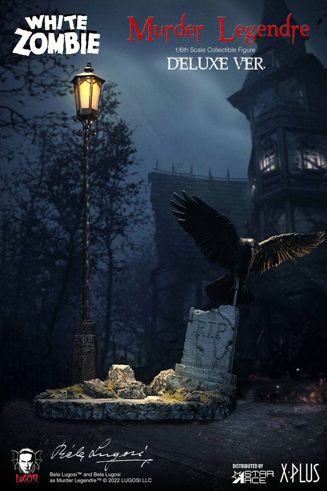 The White Zombie My Favourite Movie Diorama 1/6 Murder Legendre R.I.P. Gravestones and Lamp 30 cm [1]