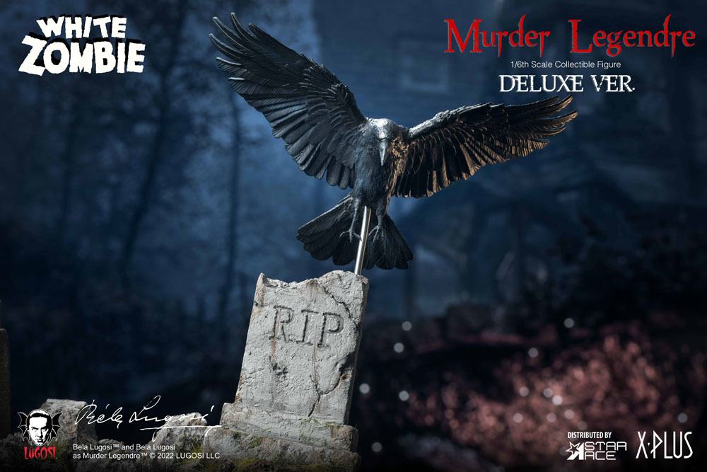 PRECOMENZI - The White Zombie My Favourite Movie Diorama 1/6 Murder Legendre R.I.P. Gravestones and Lamp 30 cm
