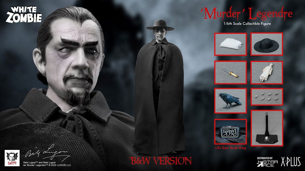The White Zombie My Favourite Movie Action Figure 1/6 Murder Legendre (Bela Lugosi) B&W Version 30 cm [2]