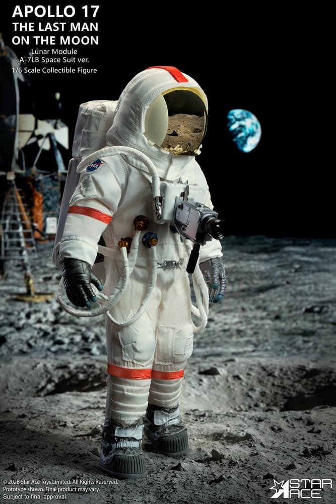 NASA Apollo 17 Action Figure 1/6 The Last Man on the Moon 30 cm [6]