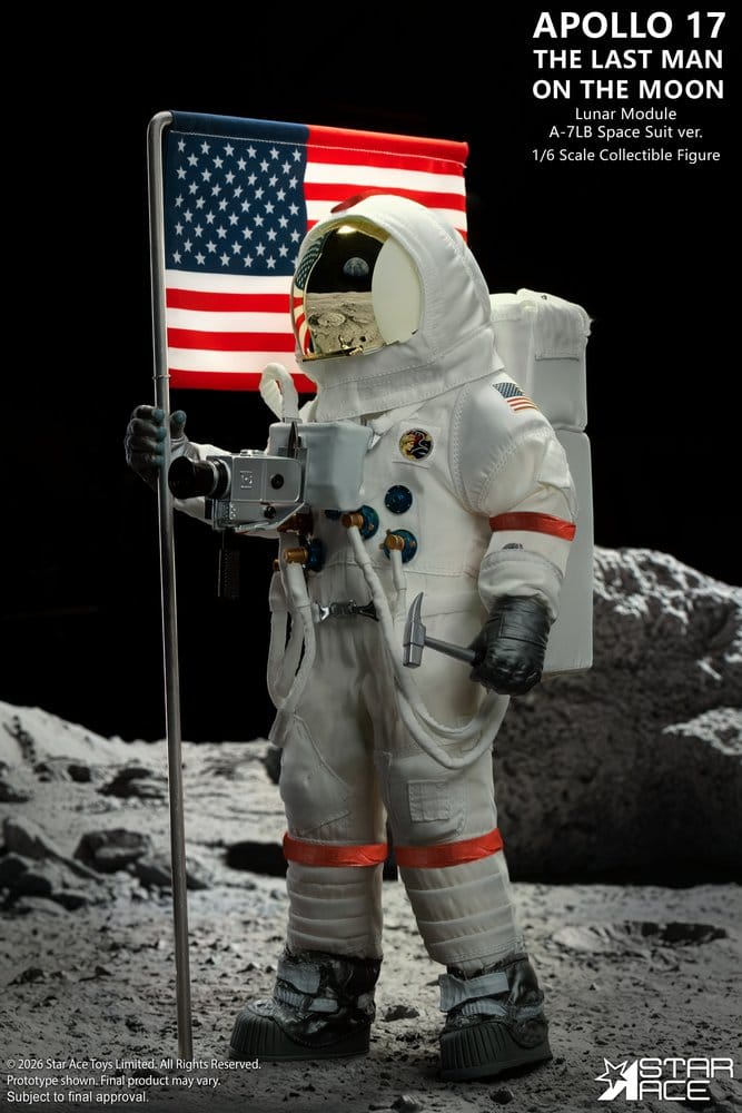 NASA Apollo 17 Action Figure 1/6 The Last Man on the Moon 30 cm [10]