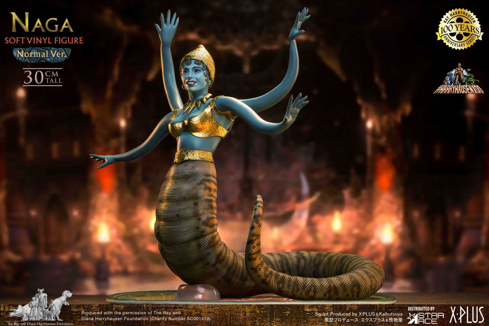 The 7th Voyage of Sinbad Soft Vinyl Statue Ray Harryhausen's Naga (Snake Woman) 31 cm [1]