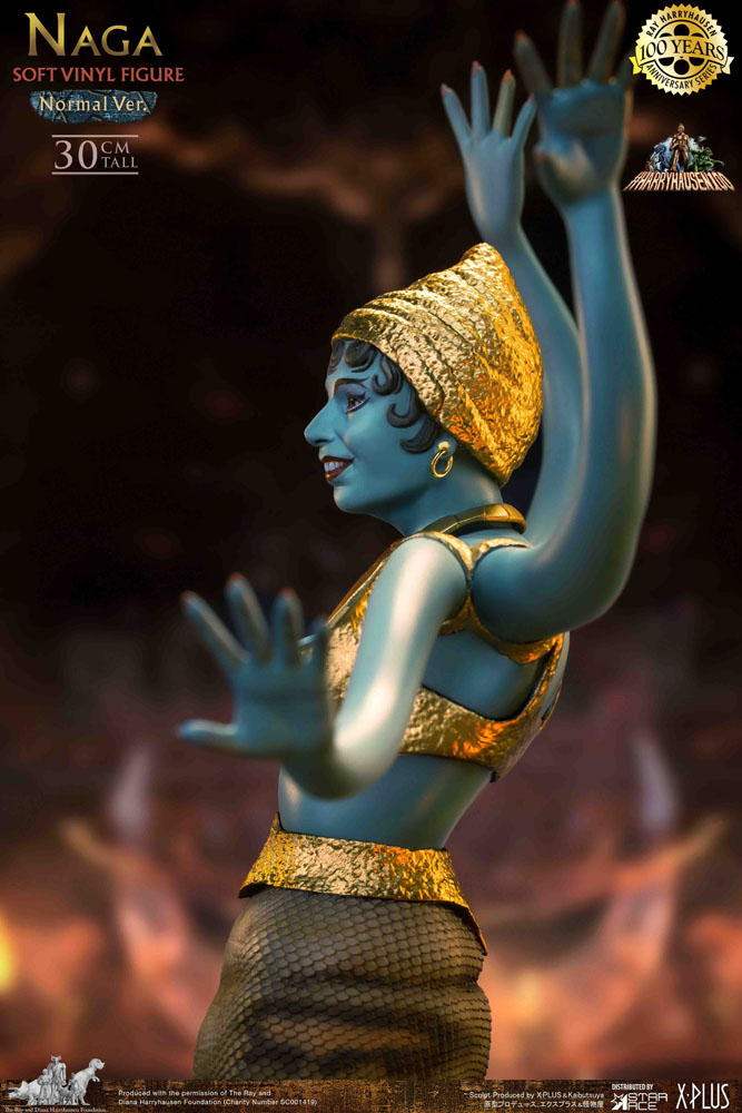 The 7th Voyage of Sinbad Soft Vinyl Statue Ray Harryhausen's Naga (Snake Woman) 31 cm [6]