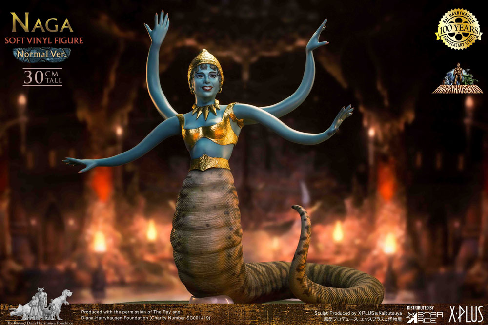 The 7th Voyage of Sinbad Soft Vinyl Statue Ray Harryhausen's Naga (Snake Woman) Deluxe Version 31 cm [2]