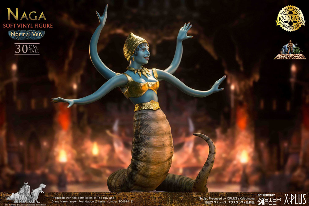 The 7th Voyage of Sinbad Soft Vinyl Statue Ray Harryhausen's Naga (Snake Woman) Deluxe Version 31 cm [4]