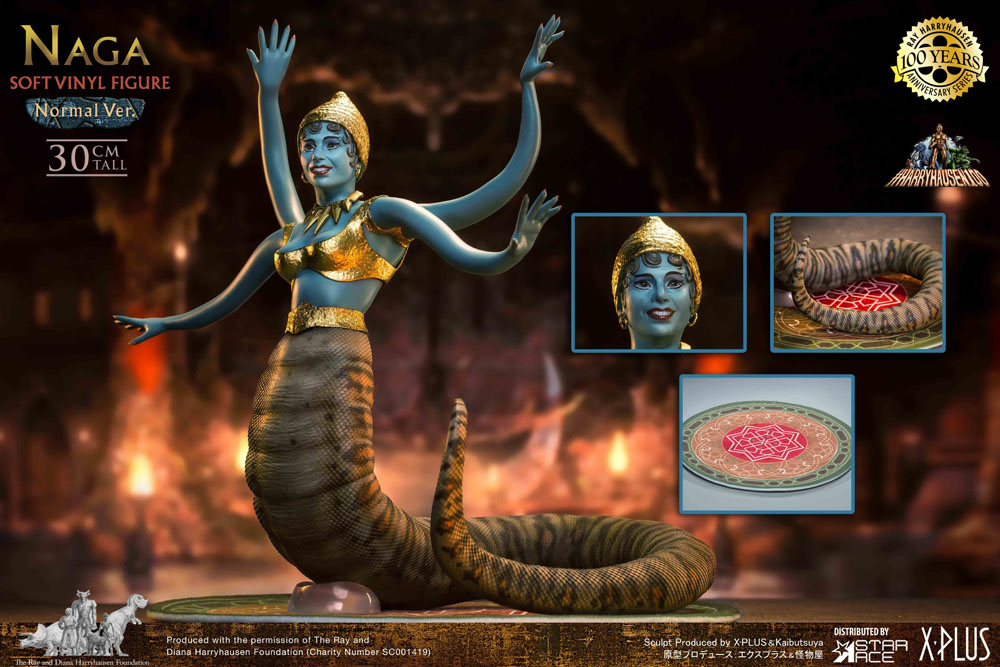 The 7th Voyage of Sinbad Soft Vinyl Statue Ray Harryhausen's Naga (Snake Woman) Deluxe Version 31 cm [11]