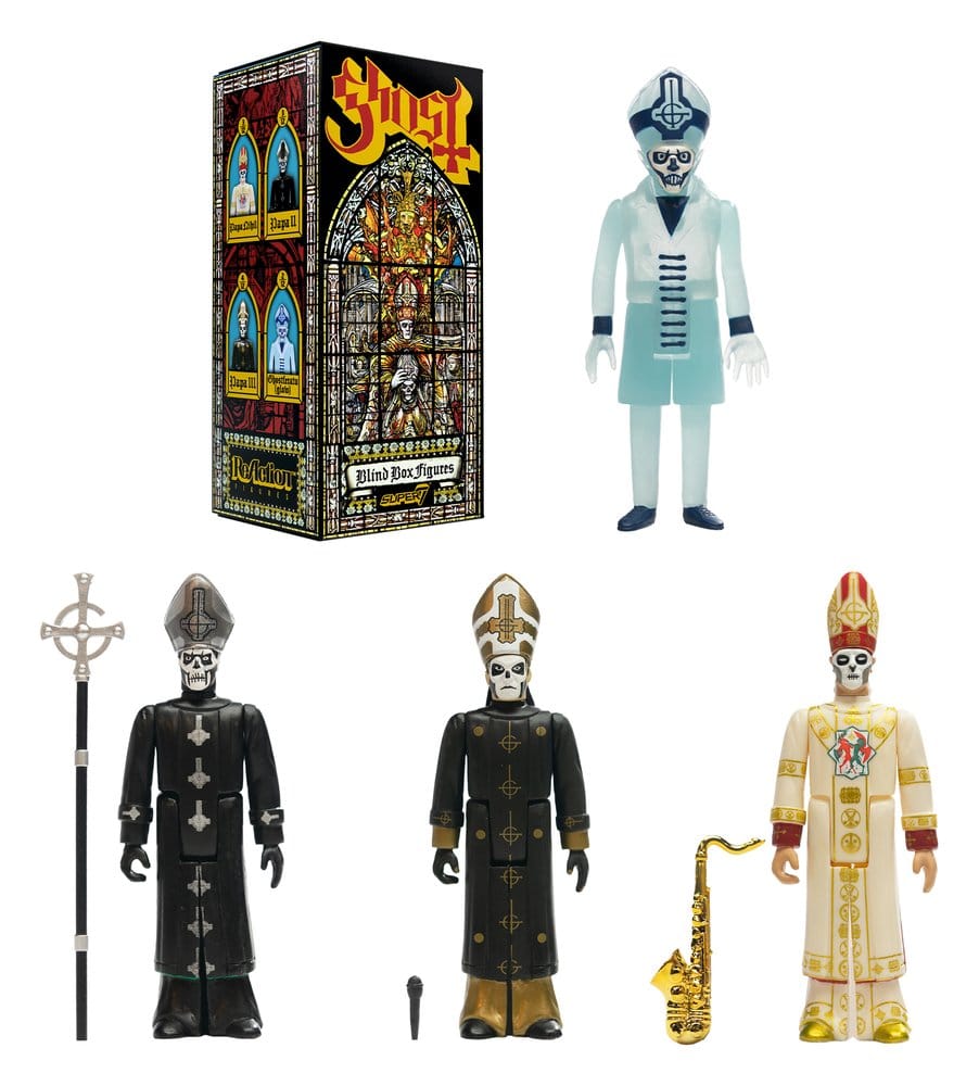 PRECOMENZI - Ghost ReAction Action Figures Wave 01 Blind Box 10 cm Display (12)