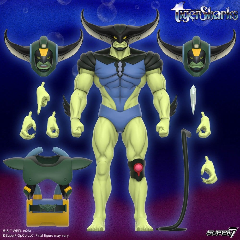 TigerSharks Ultimates Wave 01 Action Figure T-Ray 18 cm [3]