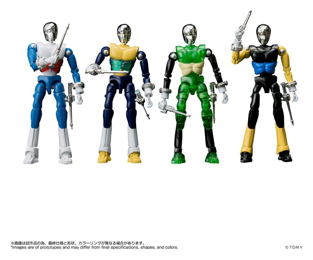 Microman Legacysoul Action Figures 4Pack SPYM M14X Set [9]