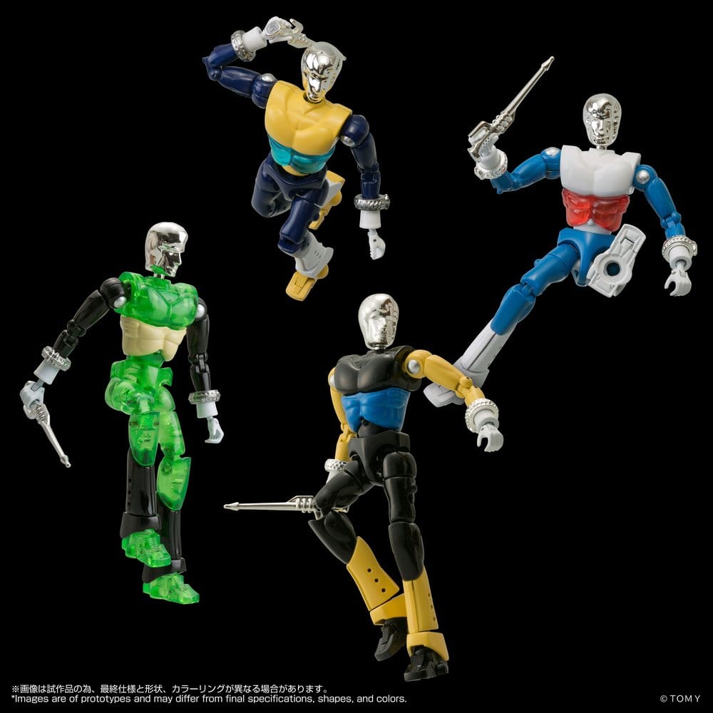Microman Legacysoul Action Figures 4Pack SPYM M14X Set [4]