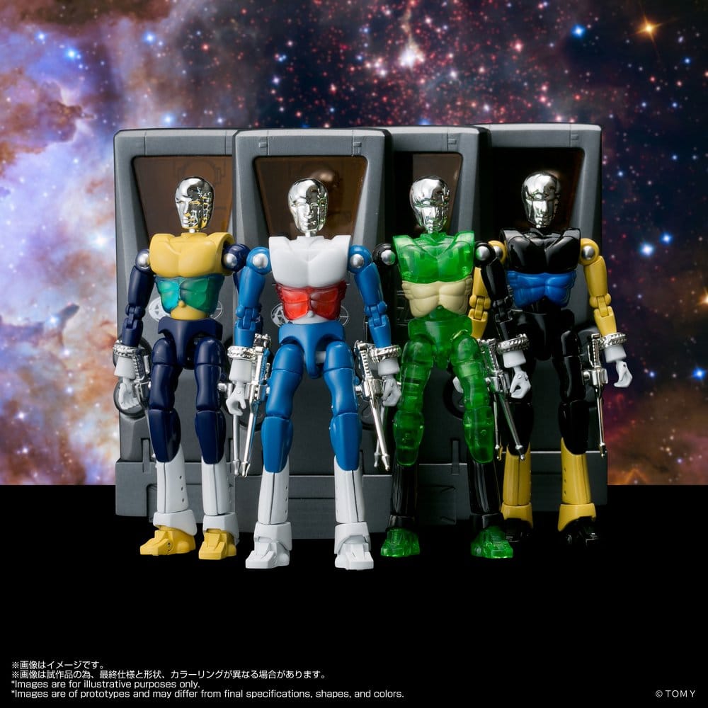 Microman Legacysoul Action Figures 4Pack SPYM M14X Set [5]