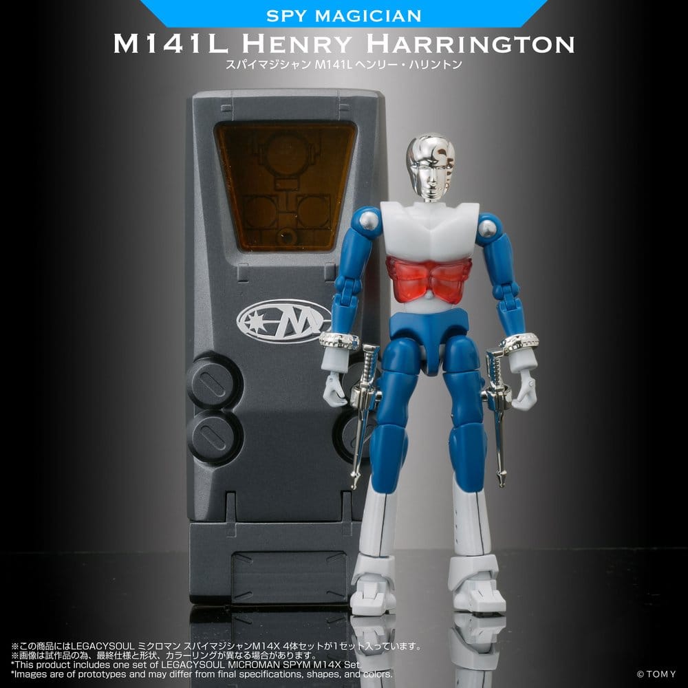 Microman Legacysoul Action Figures 4Pack SPYM M14X Set [6]