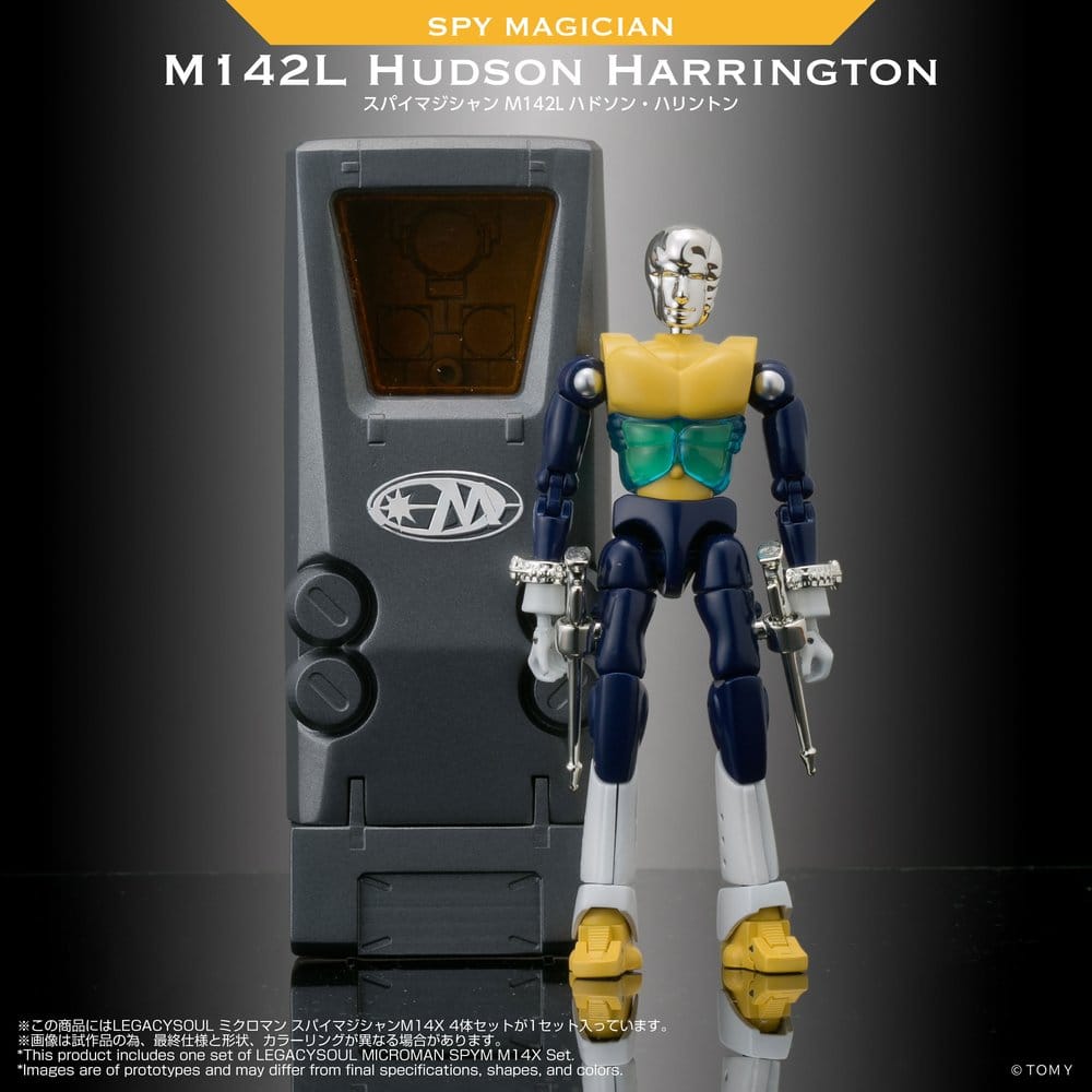 Microman Legacysoul Action Figures 4Pack SPYM M14X Set [7]