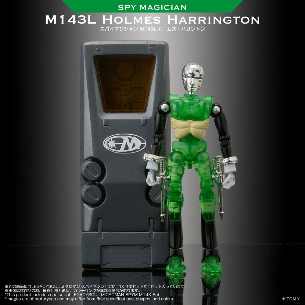 Microman Legacysoul Action Figures 4Pack SPYM M14X Set [8]