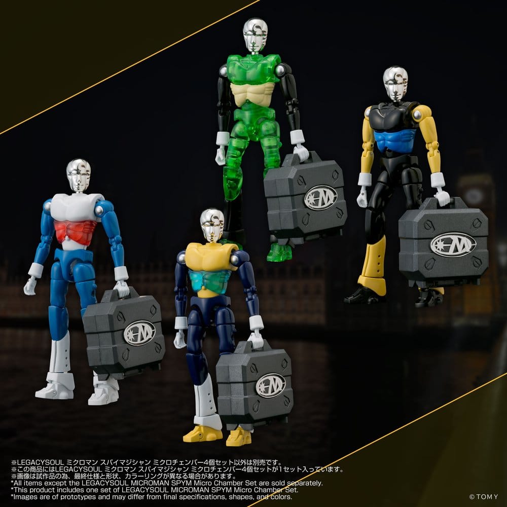 Microman Legacysoul Action Figure Parts SPYM Micro Chamber Set [2]