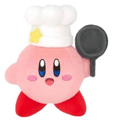 PRECOMENZI - Kirby Plush Figure Chef 17 cm