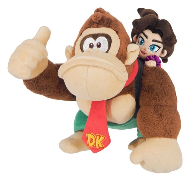PRECOMENZI - Donkey Kong Bananza Plush Figure Donkey Kong & Pauline 23 cm