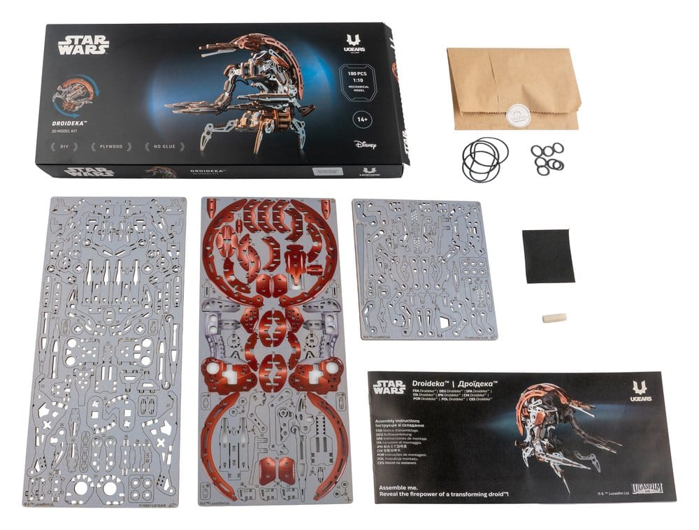 Jucarii - Star Wars 3D Wooden Puzzle Droideka