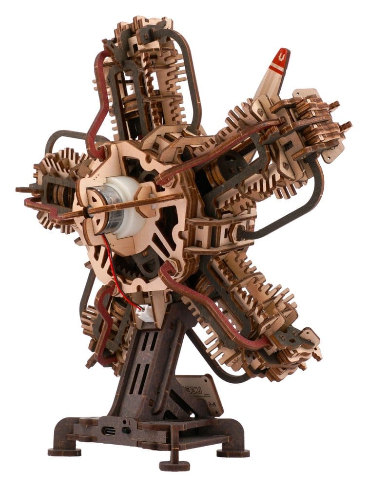 Ugears 3D Wooden Model Kit R-5 Aircraft Engine 25 cm [11]