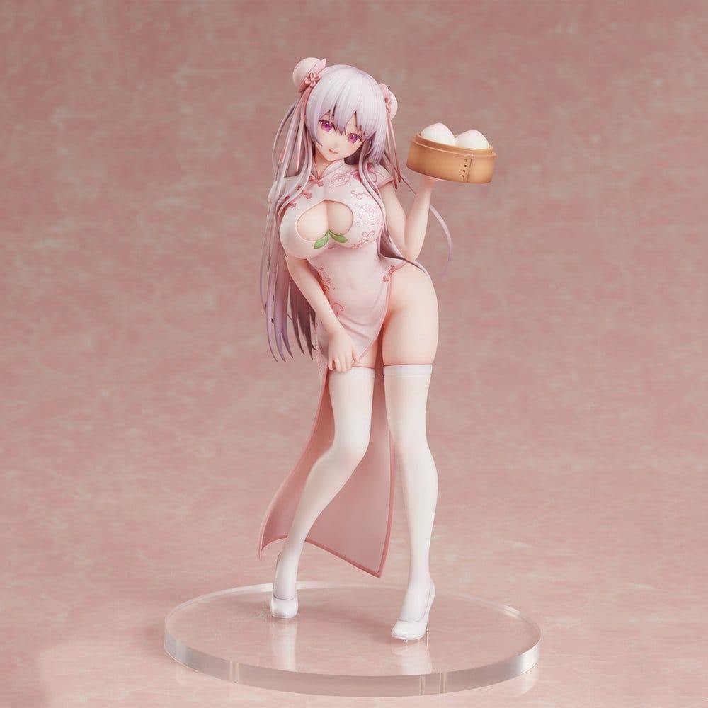 PRECOMENZI - Original Character PVC Figure Momoman-chan Illustration by Miko 24 cm