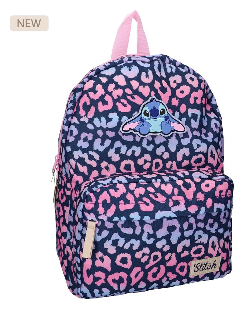 PRECOMENZI - Lilo & Stitch Backpack Stitch Leopard And Laughter 36 cm