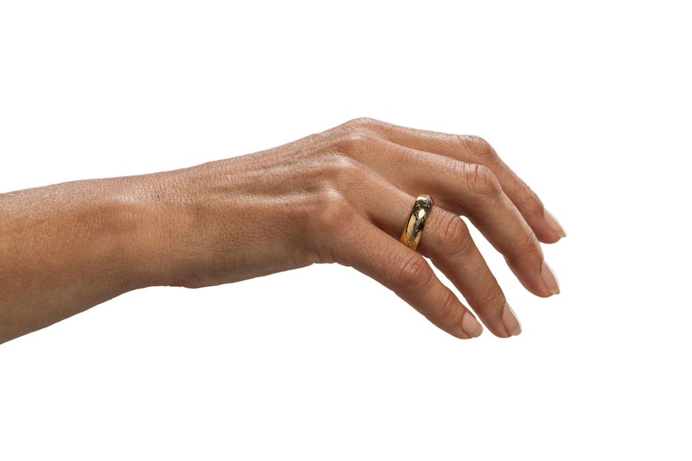 Lord of the Rings Tungsten Ring The One Ring (gold plated) Size 10 [3]