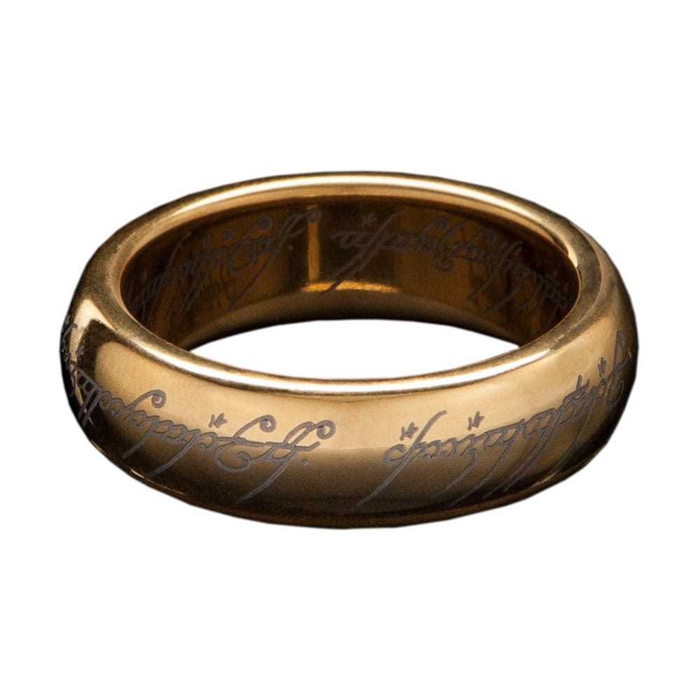 PRECOMENZI - Lord of the Rings Tungsten Ring The One Ring (gold plated) Size 13