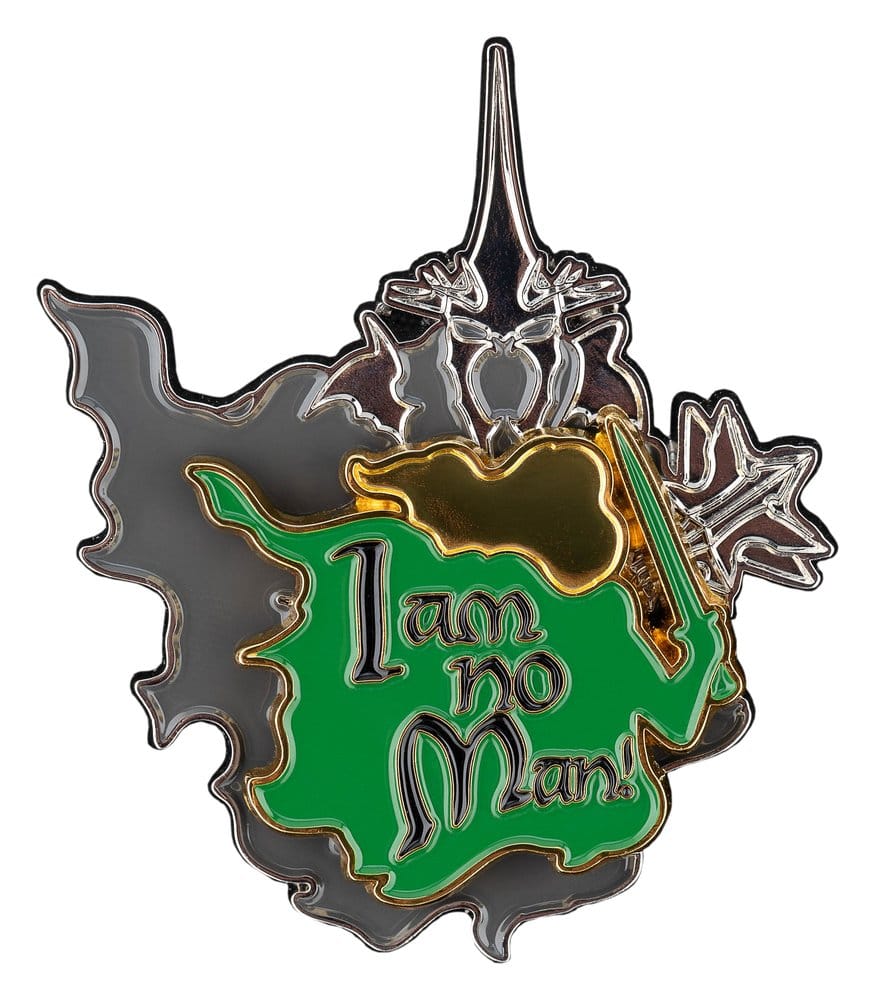 PRECOMENZI - Lord of the Rings Collectors Pins 2-Pack No Man can Kill Me & I Am No Man! 7 cm