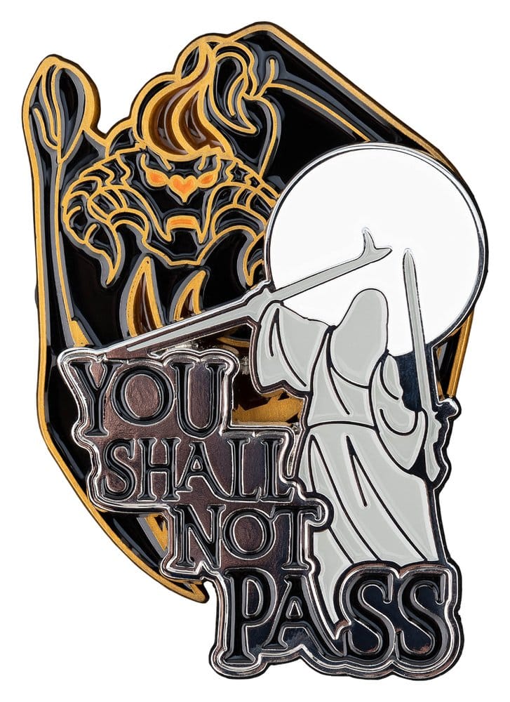 Fashion & Accessories - Lord of the Rings Collectors Pins 2-Pack You Shall Not Pass 8 cm