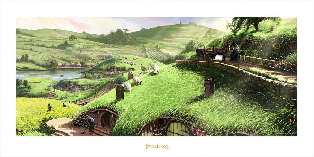 PRECOMENZI - Lord of the Rings Art Print Disturber of the Peace 59 x 30 cm